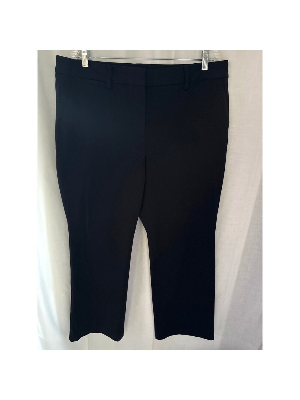 Talbots Dress Pants Womens 16P Navy Blue Petite Barely Boot Career Stretch